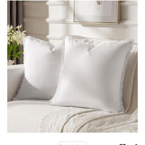 FUTEI Throw Pillow Covers 18x 18 pack of 2